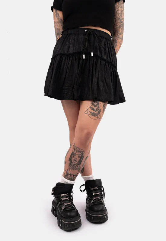 Fala Gathered Mini Skirt sold by Damaged Society