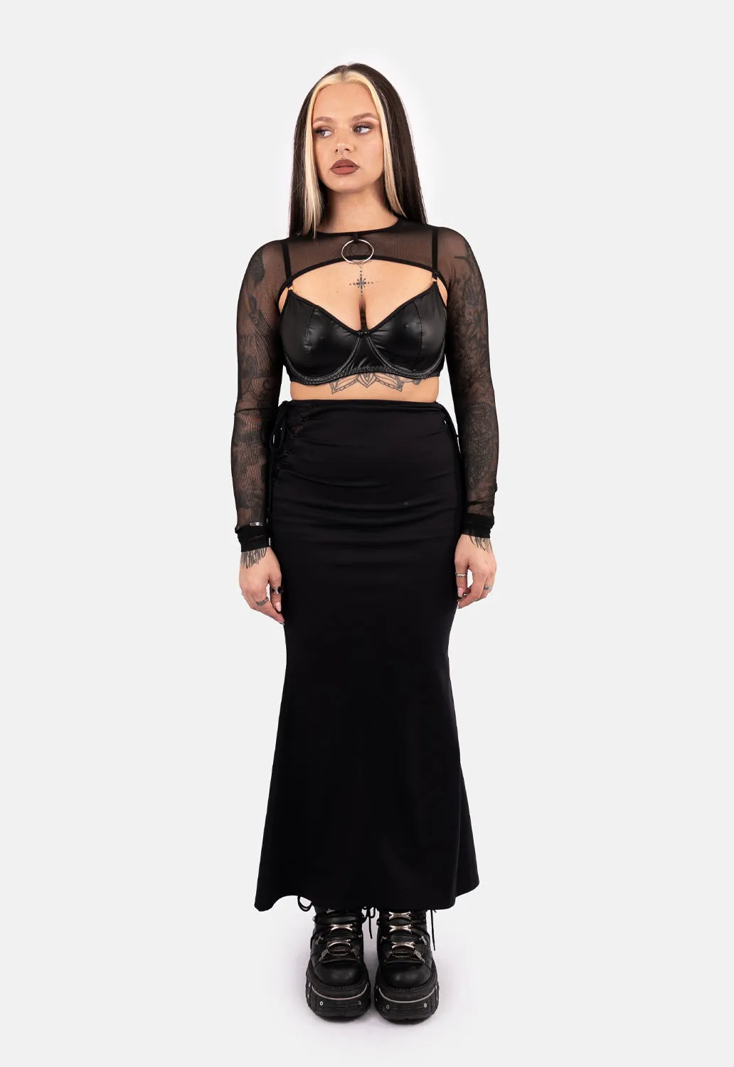 Hella Fishnet Bolero sold by Damaged Society product image thumbnail 2