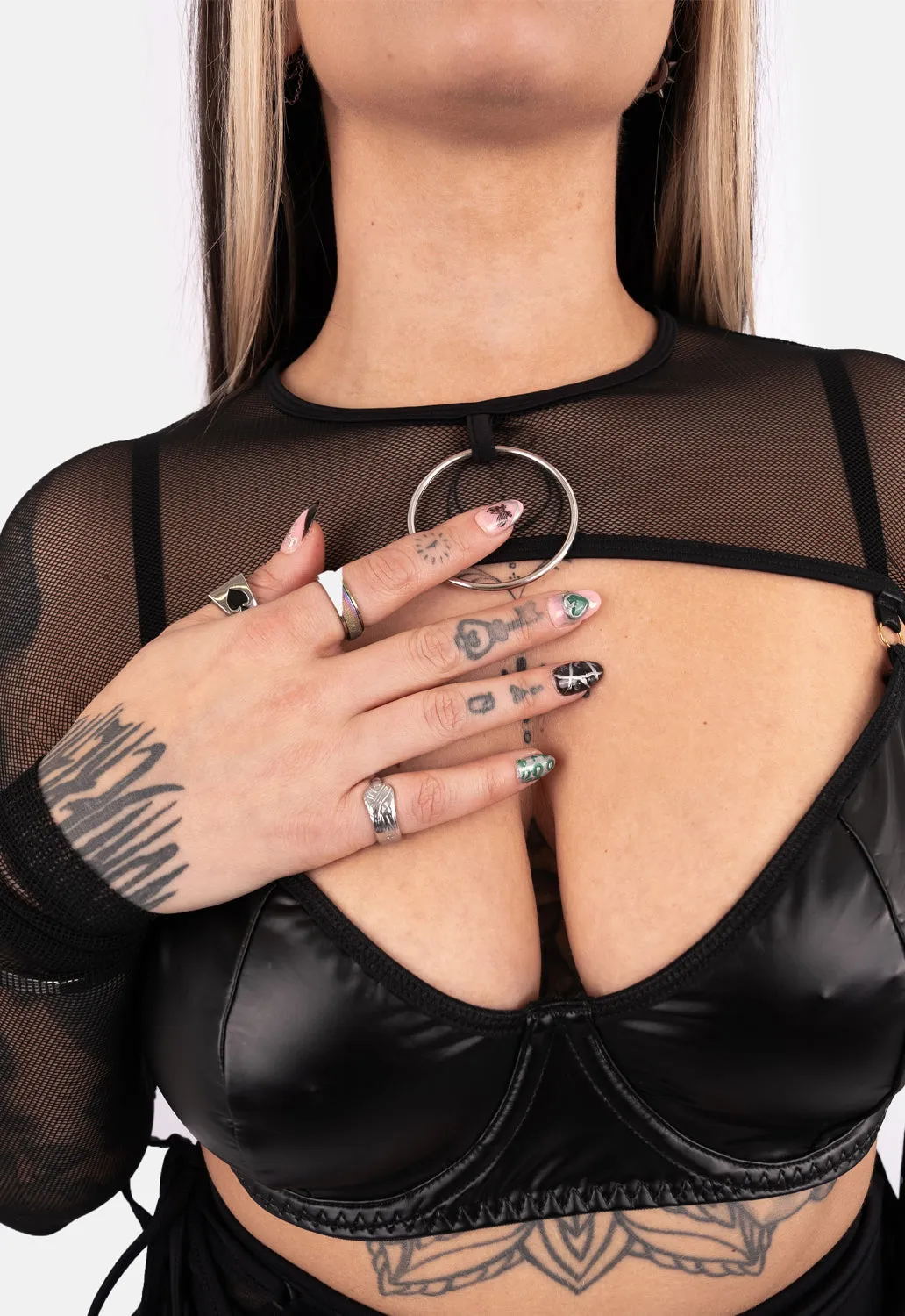 Hella Fishnet Bolero sold by Damaged Society product image thumbnail 3