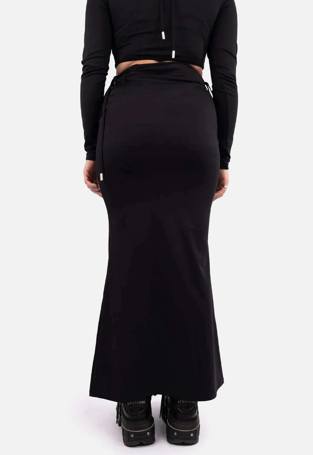 Rosario Lace Up Maxi Skirt sold by Damaged Society product image thumbnail 4