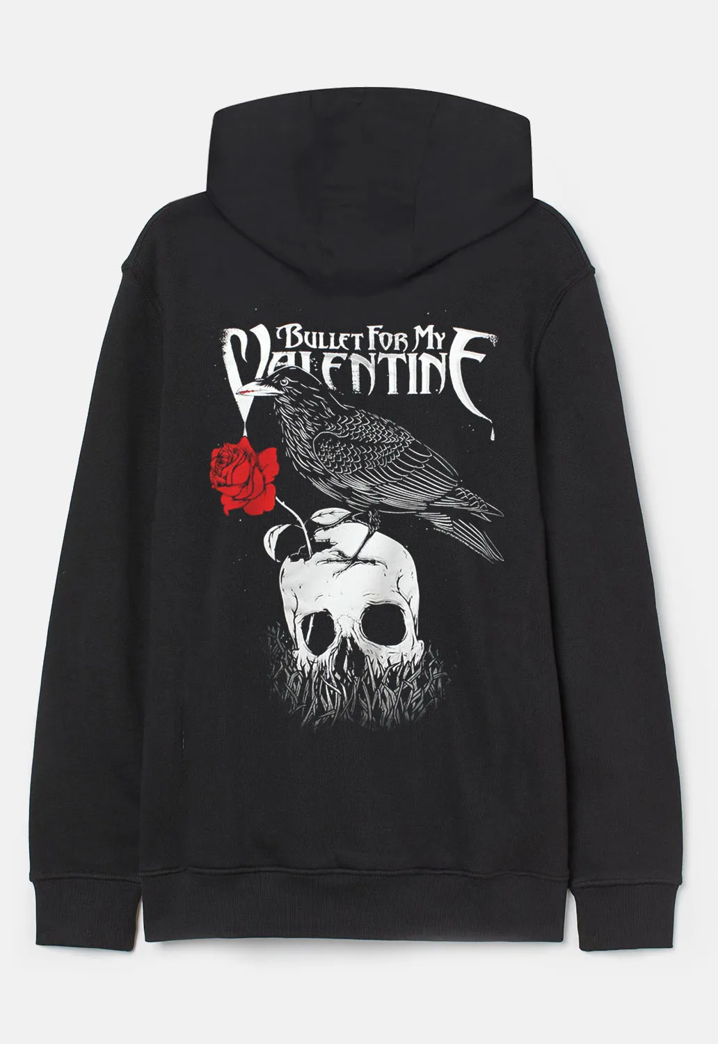 Logo & Raven Hoodie sold by Damaged Society product image thumbnail 2