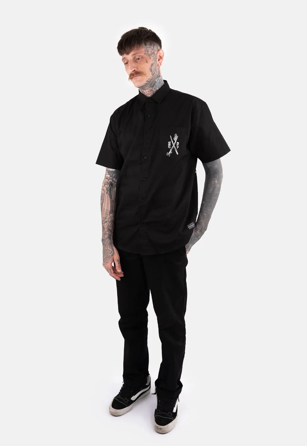 Samurai Kitty Shirt sold by Damaged Society product image thumbnail 3