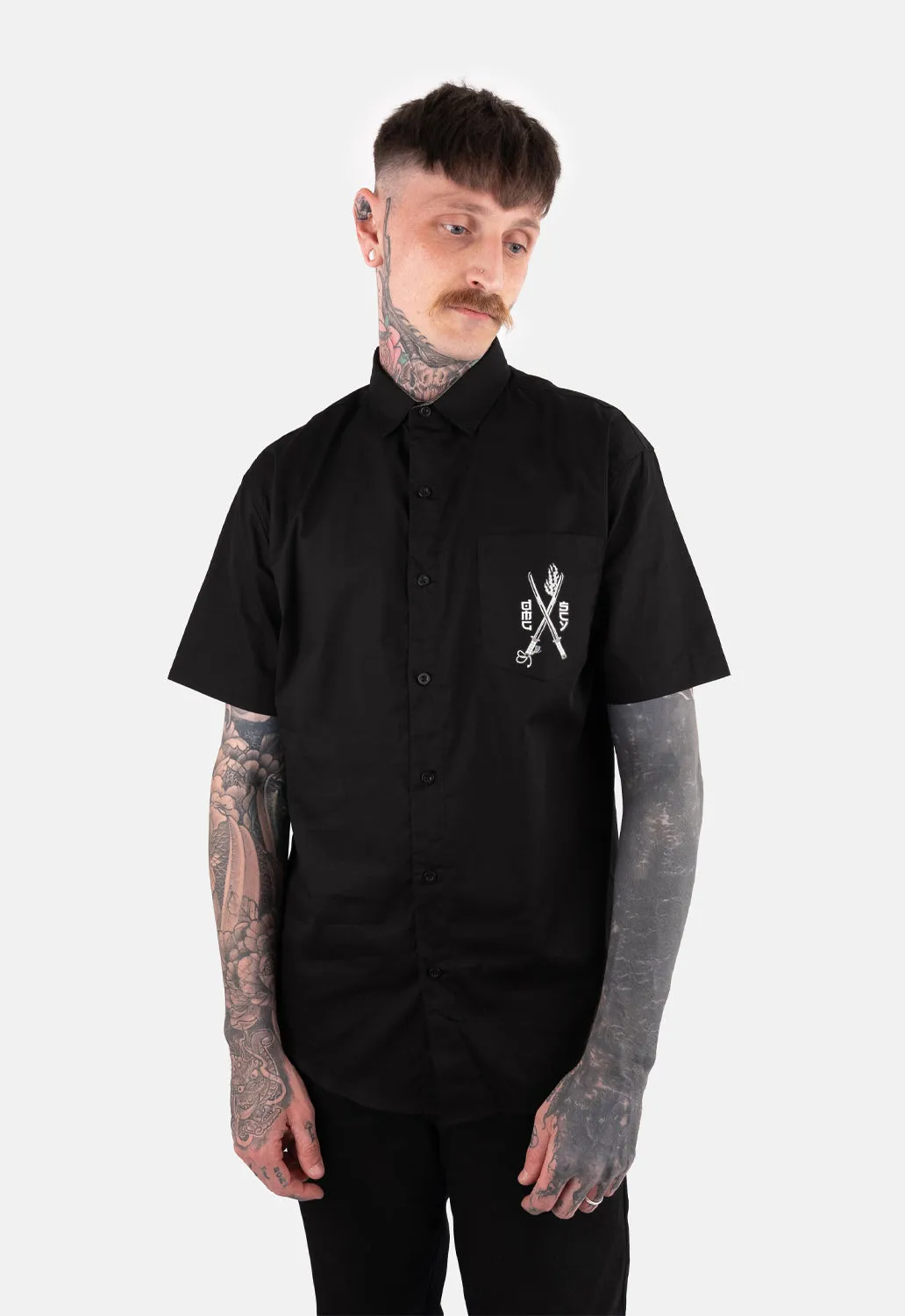 Samurai Kitty Shirt sold by Damaged Society product image thumbnail 2