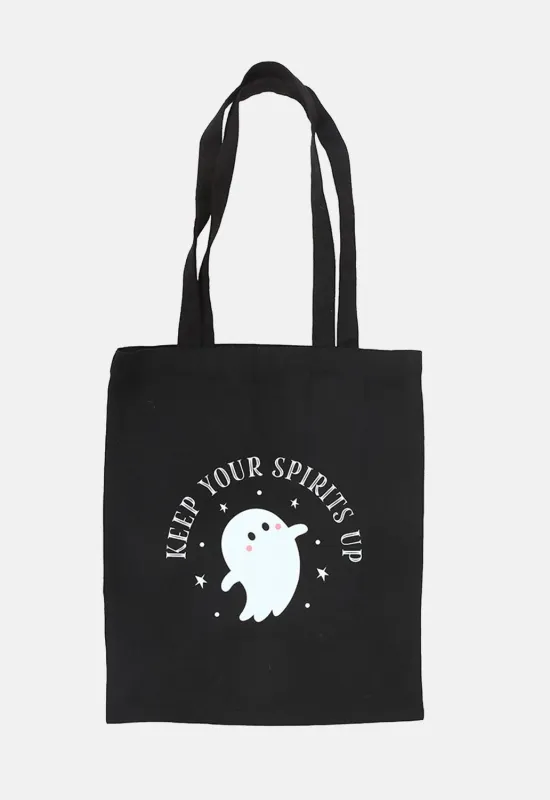 Spirits Ghost Tote Bag sold by Damaged Society