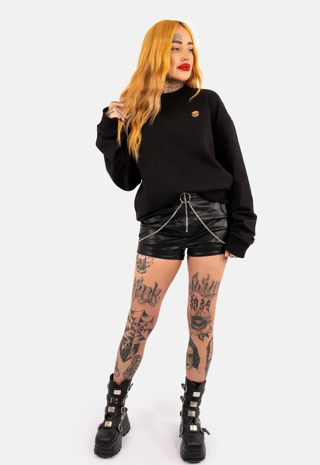 Dracula Oversized Sweater sold by Damaged Society product image thumbnail 3