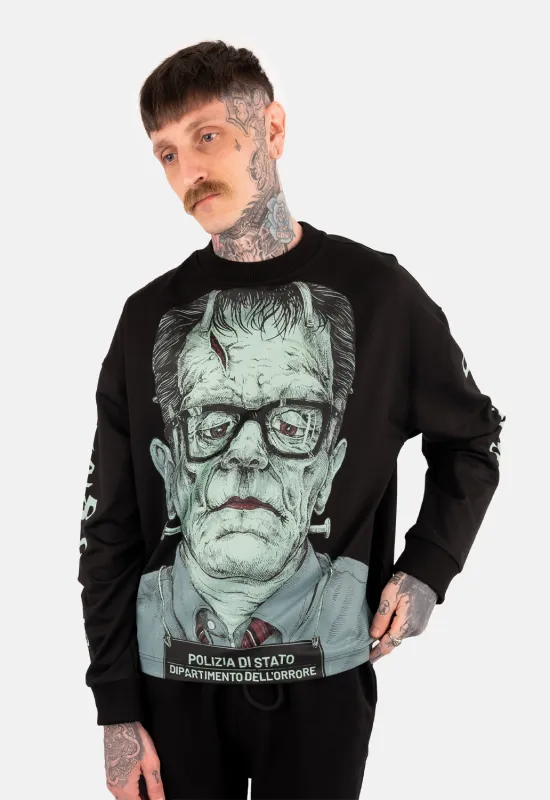 Frankenstein Long Sleeve T-Shirt sold by Damaged Society