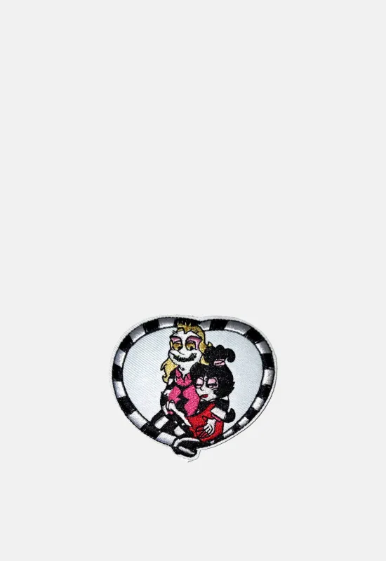 Cartoon Beetlejuice Love Patch sold by Damaged Society