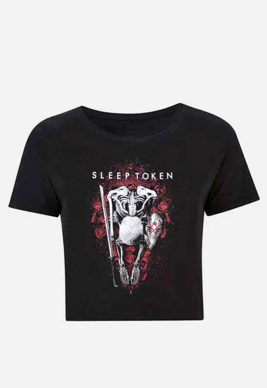 Love You Want Skeleton Crop Top sold by Damaged Society