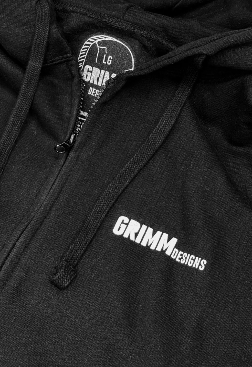 Work Of Art Zip Hoodie sold by Damaged Society product image thumbnail 3