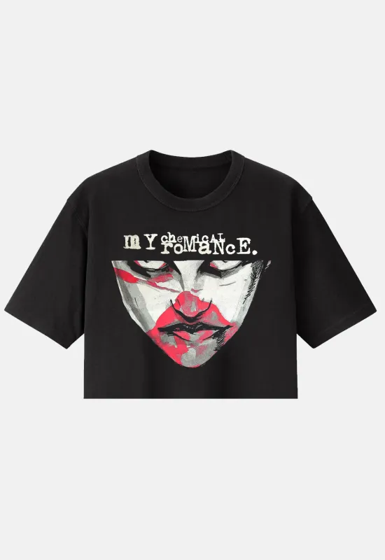 Demolition Lover Mask Crop T-Shirt sold by Damaged Society