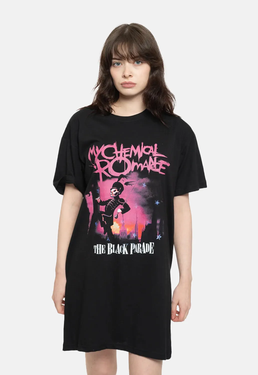 March T-Shirt Dress sold by Damaged Society product image thumbnail 3