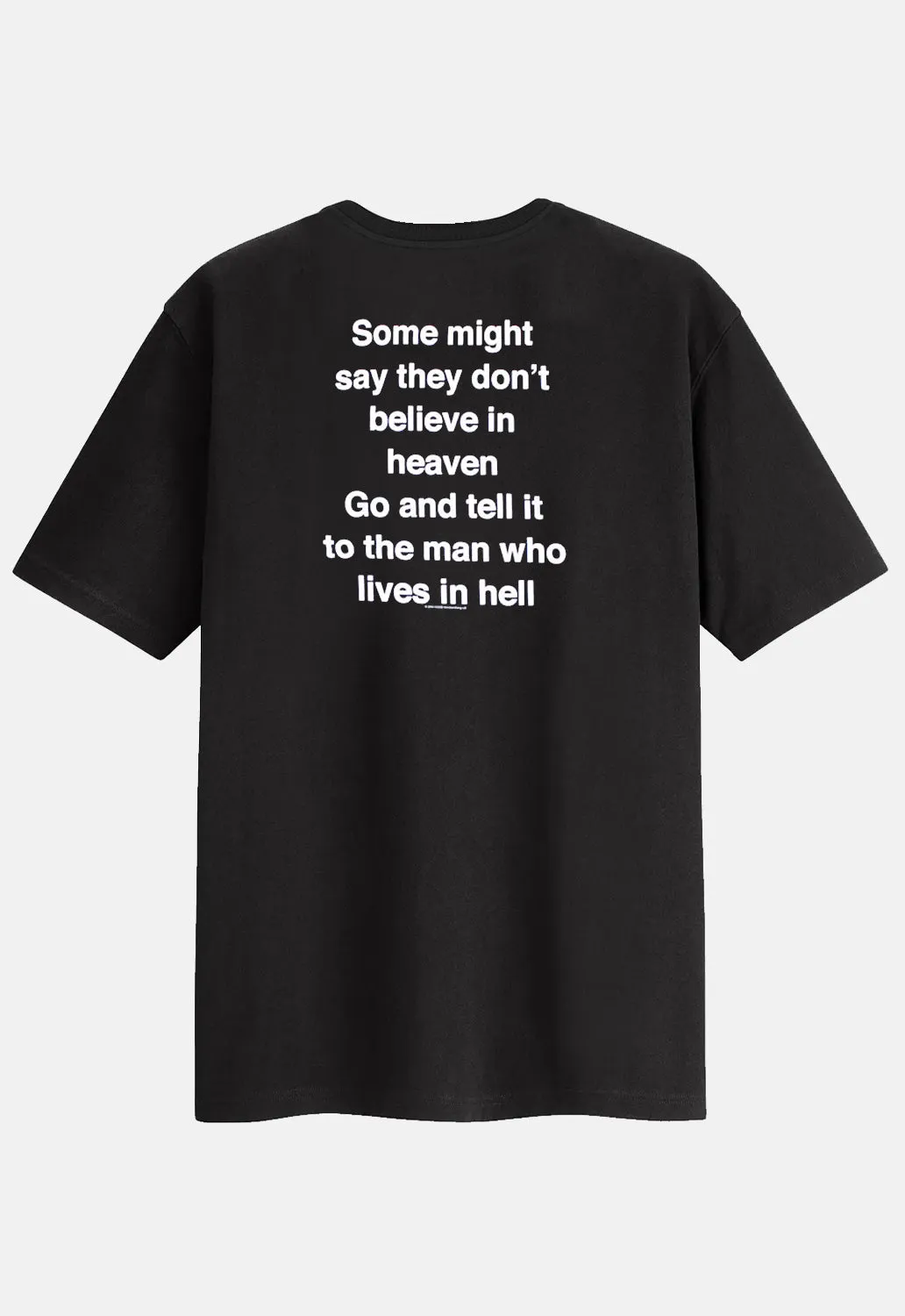 Some Might Say Lyric T-Shirt sold by Damaged Society product image thumbnail 2