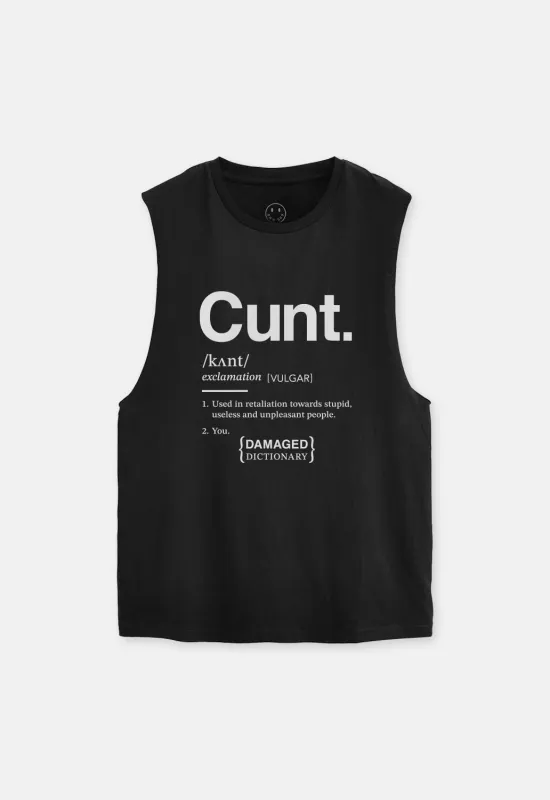 Vulgar Tank Top sold by Damaged Society