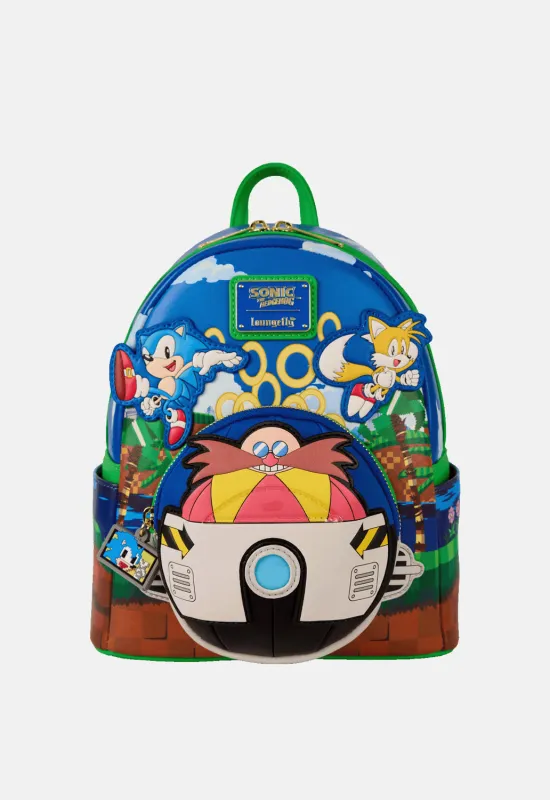 Sega Sonic The Hedgehog Backpack made by Loungefly