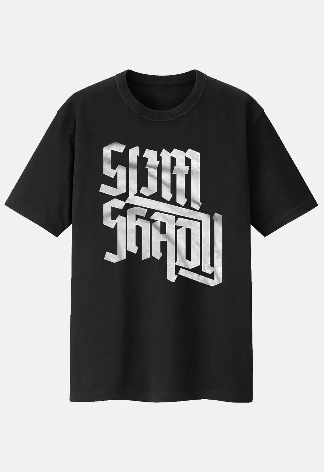 Slim Shady Slant T-Shirt sold by Damaged Society