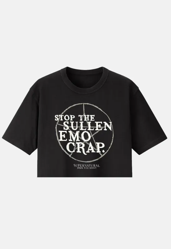 Emo Crop T-Shirt sold by Damaged Society