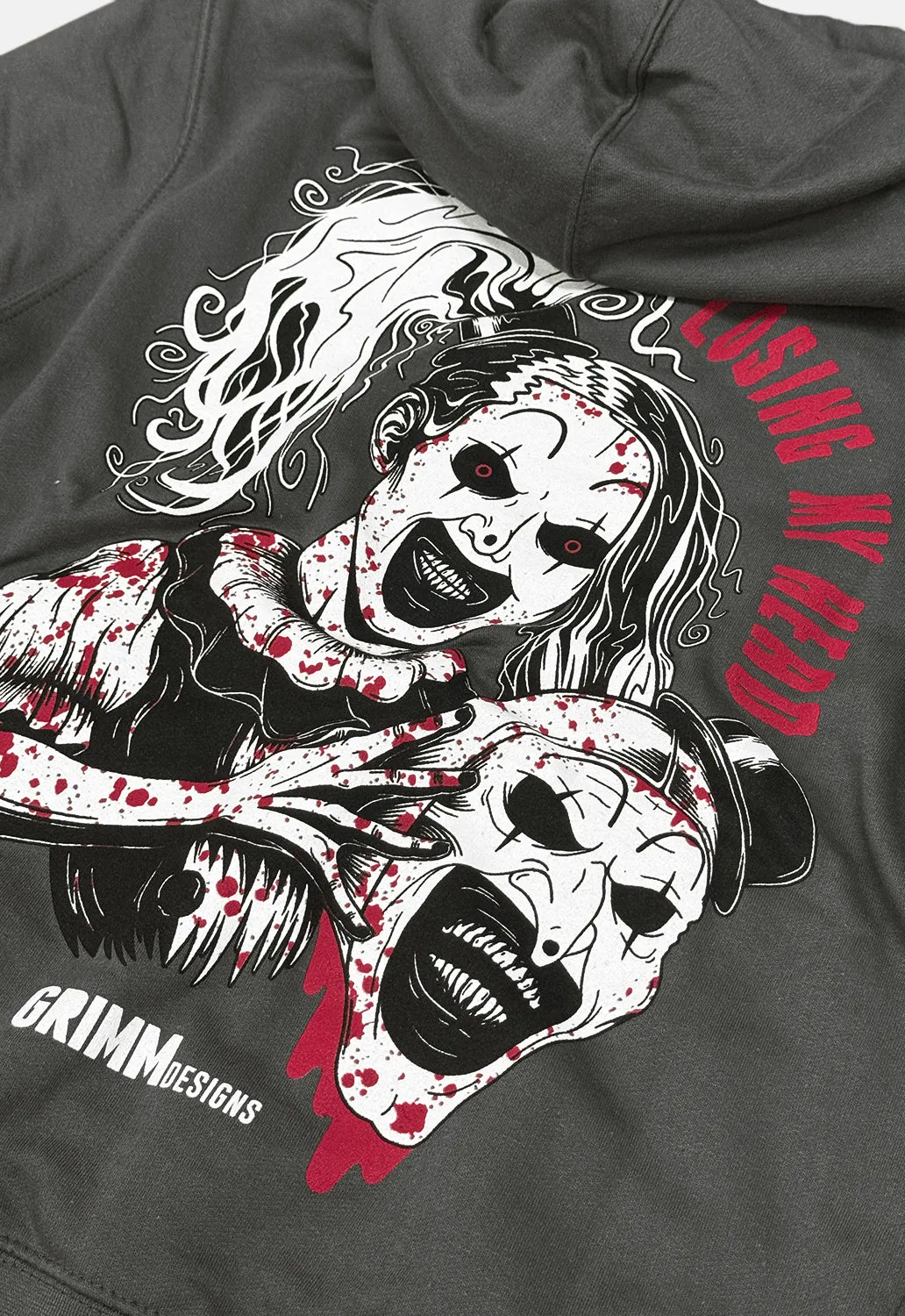 Losing My Head Hoodie sold by Damaged Society product image thumbnail 4