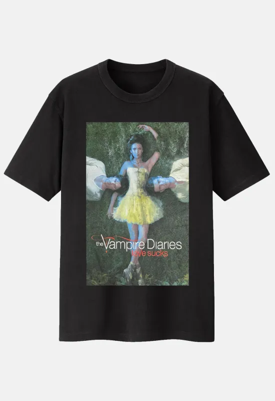 Elena Stefan & Damon T-Shirt sold by Damaged Society