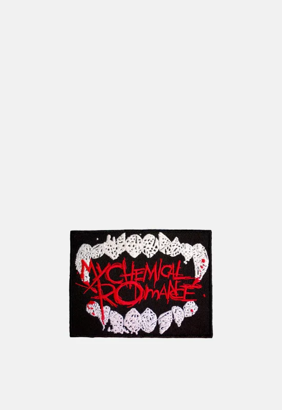 The Black Parade Logo Fangs Patch made by My chemical romance