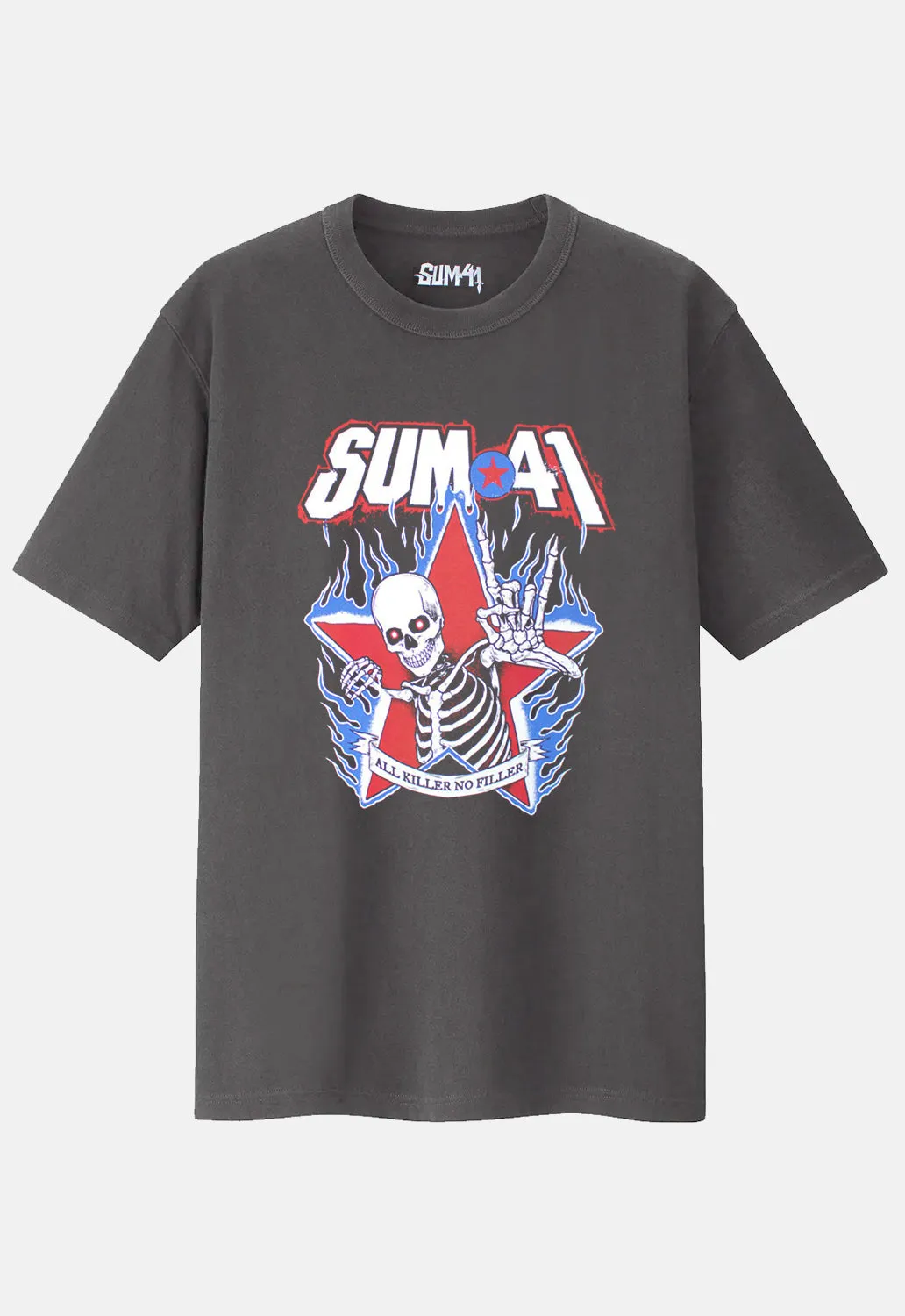 All Killer No Filler Skeleton T-Shirt sold by Damaged Society