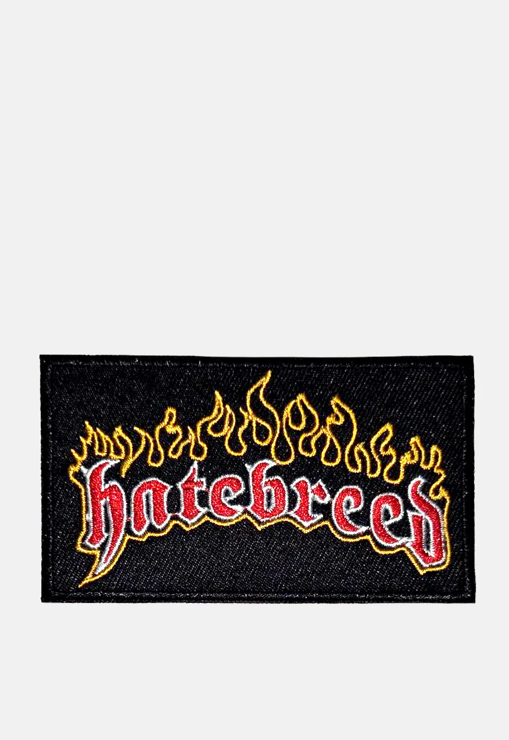 Flaming Logo Patch sold by Damaged Society product image thumbnail 2