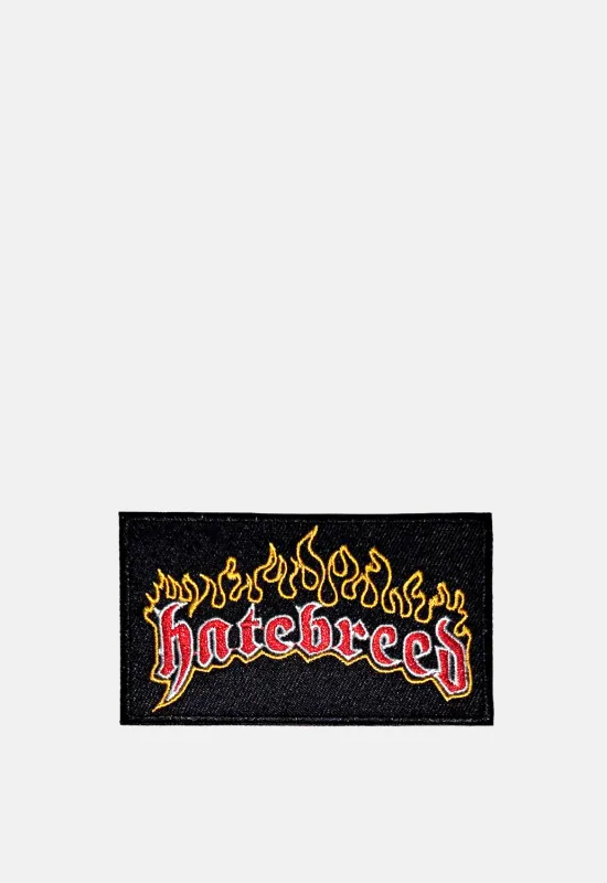Flaming Logo Patch sold by Damaged Society