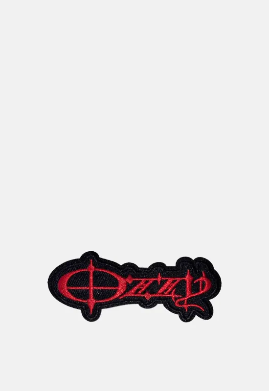 Red Logo Patch sold by Damaged Society