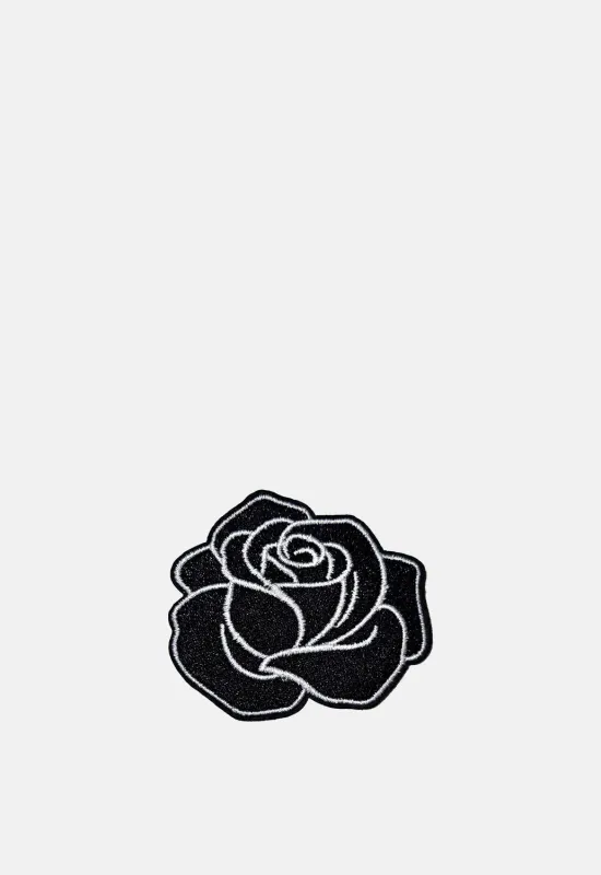 New Black Rose Patch made by Damaged Society