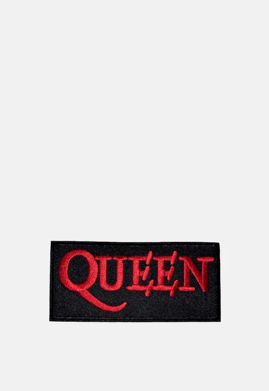 Square Red Logo Patch sold by Damaged Society