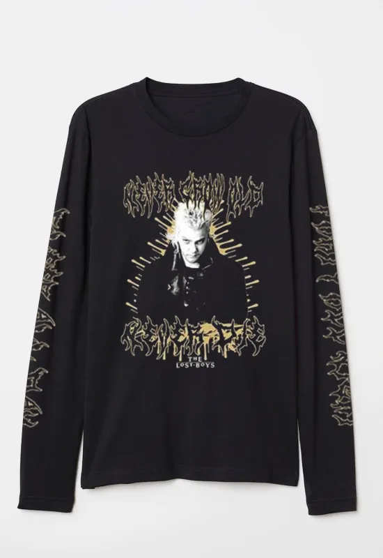 Never Grow Old Long Sleeved Top sold by Damaged Society