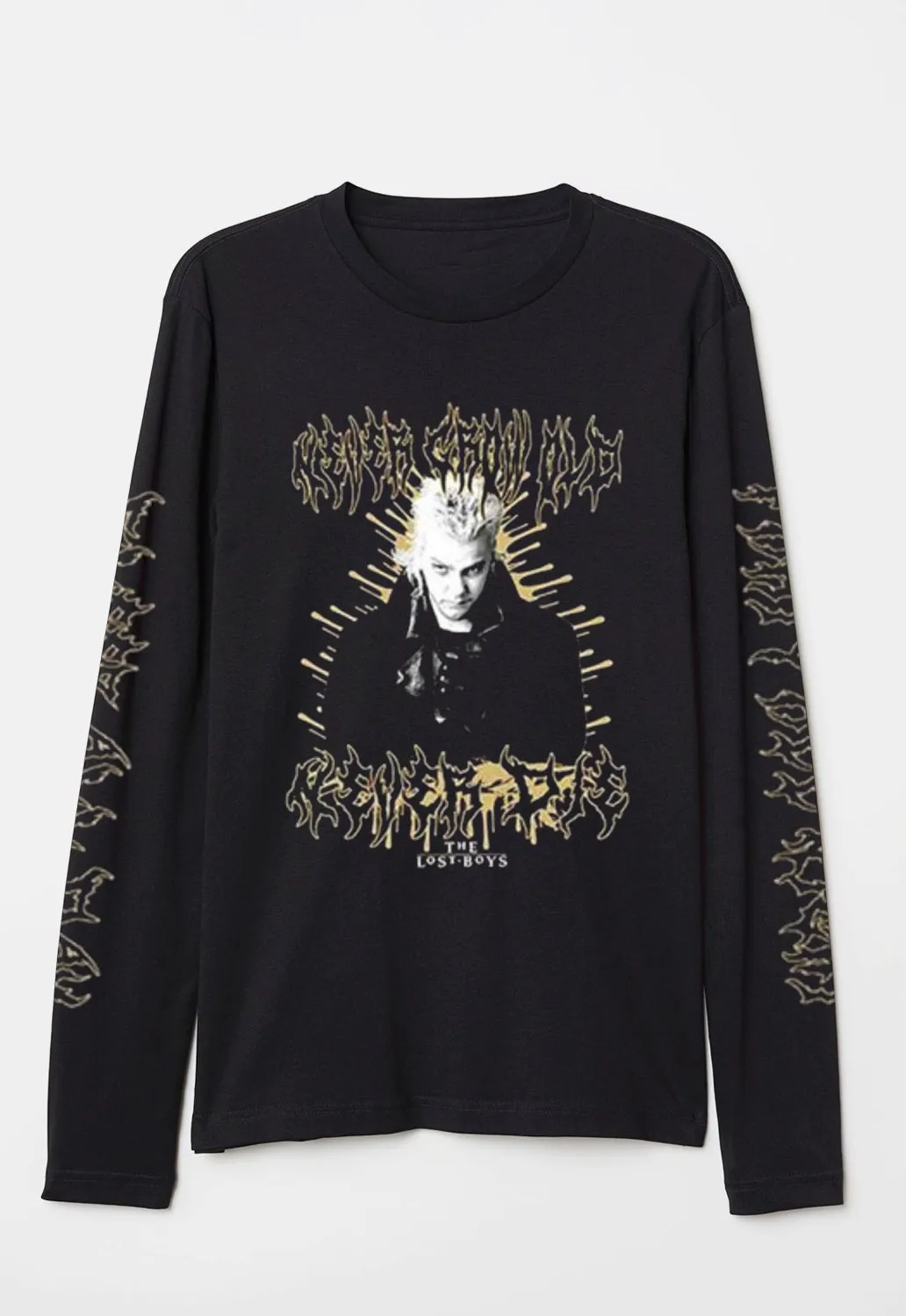 Never Grow Old Long Sleeved Top sold by Damaged Society