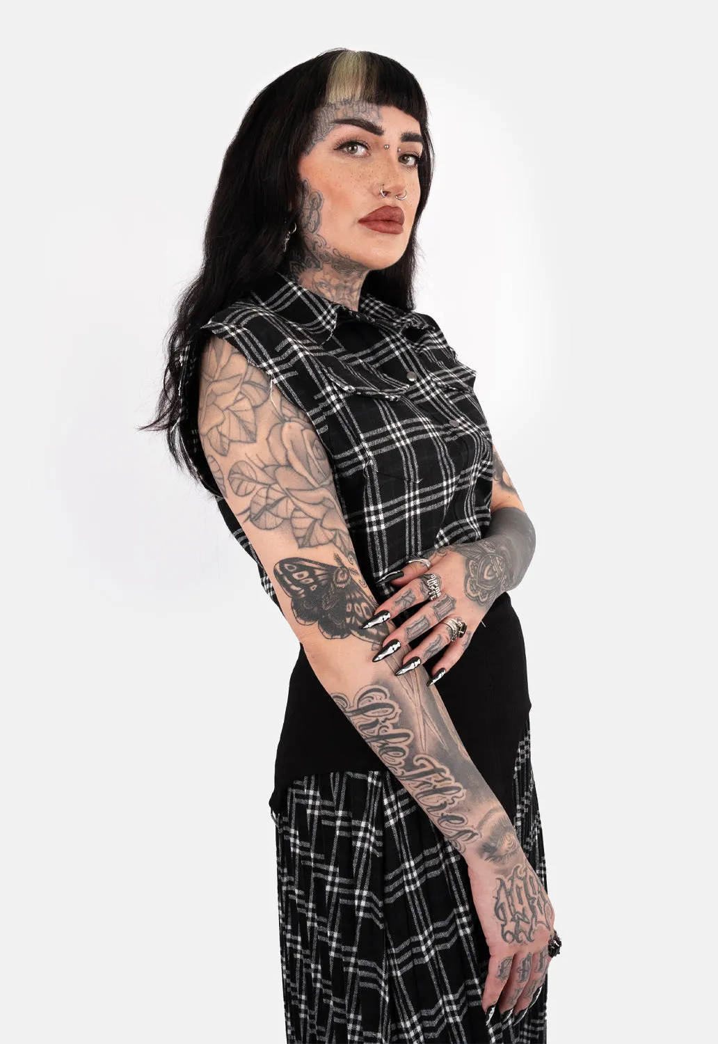 Larissa Cropped Sleeveless Top sold by Damaged Society product image thumbnail 4