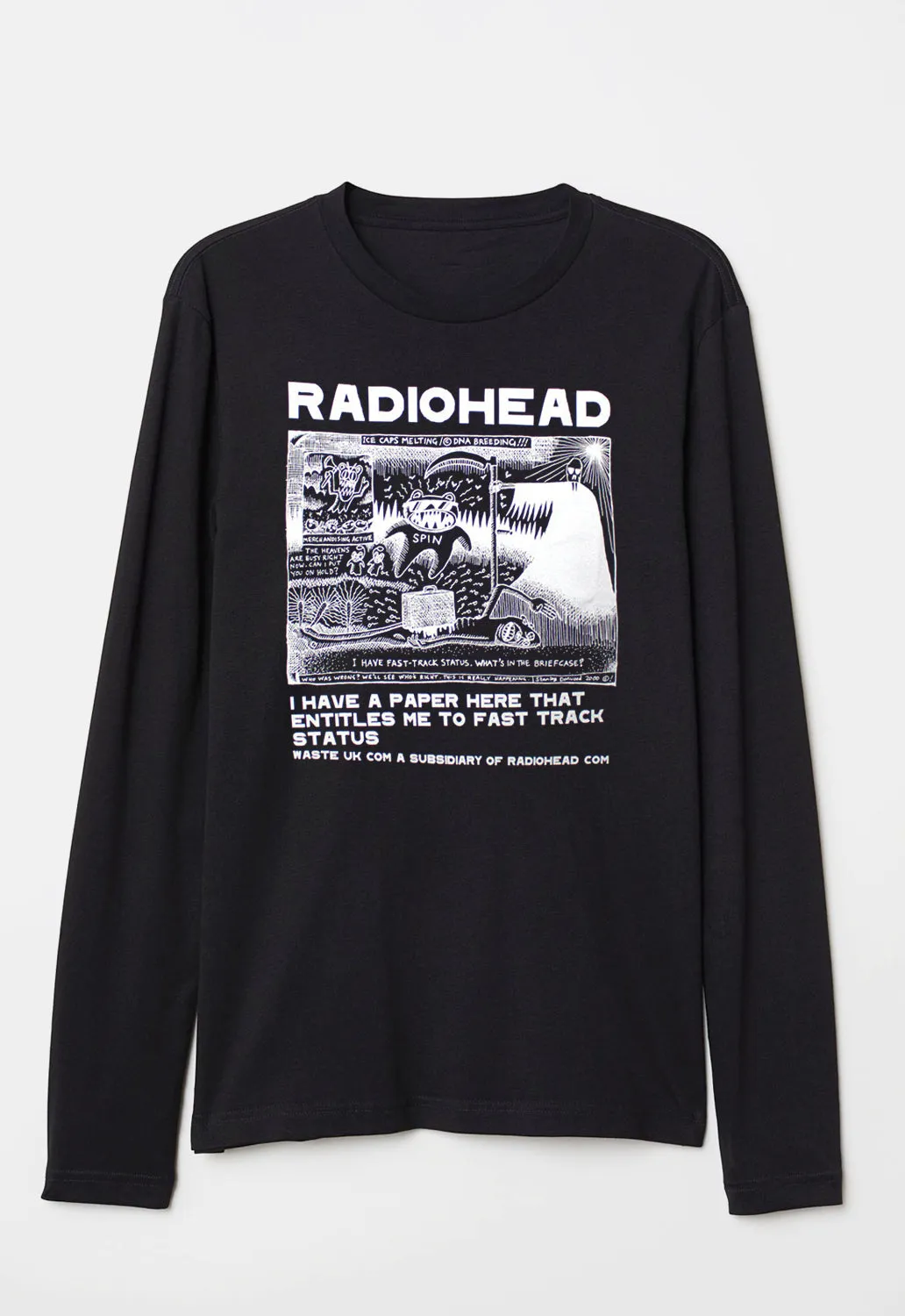 Ice Caps Long Sleeved Top sold by Damaged Society