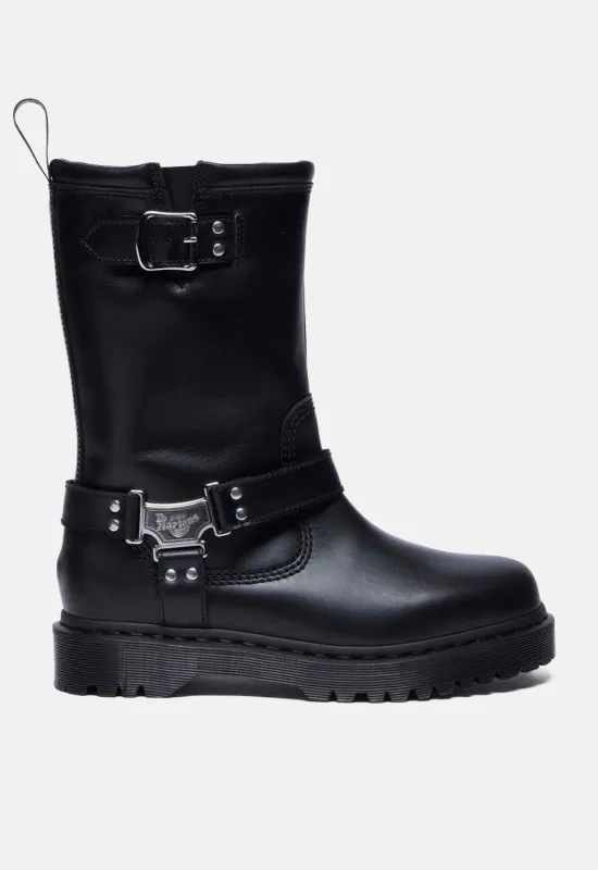 Anistone Hi Black Wanama Boots sold by Damaged Society