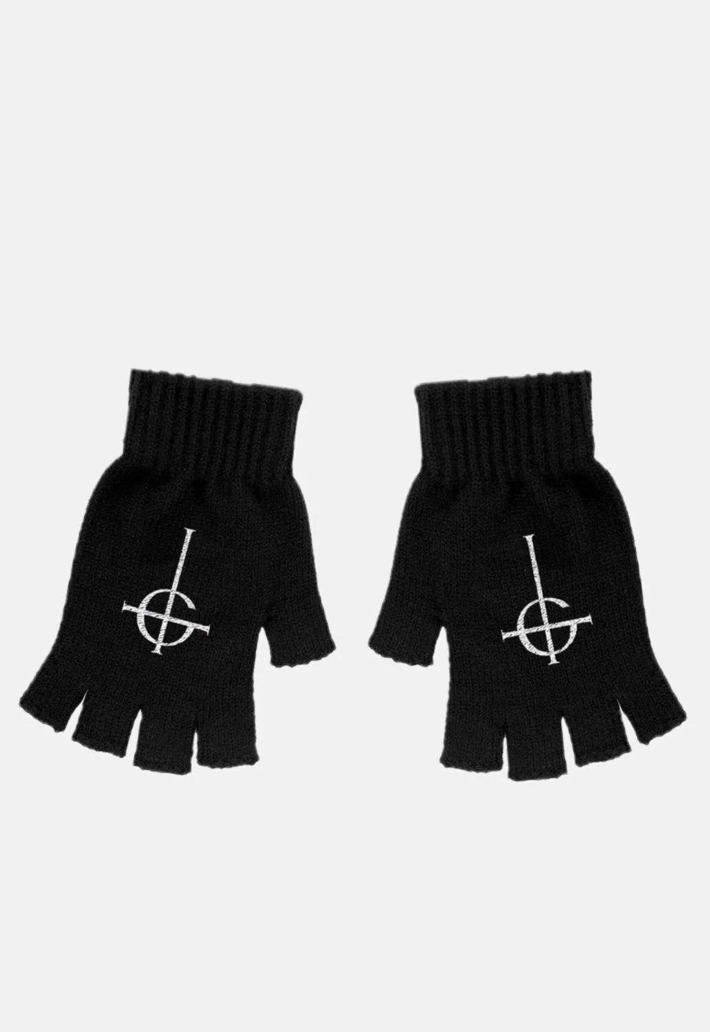 Cross Fingerless Gloves sold by Damaged Society