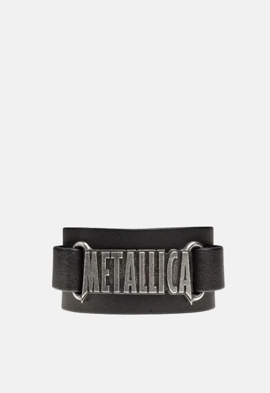 Metallica Logo Wriststrap sold by Damaged Society