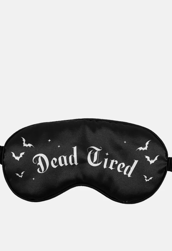 Dead Tired Satin Sleep Mask sold by Damaged Society