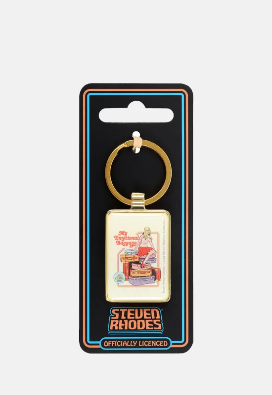 My Emotional Baggage Keyring made by Damaged Society