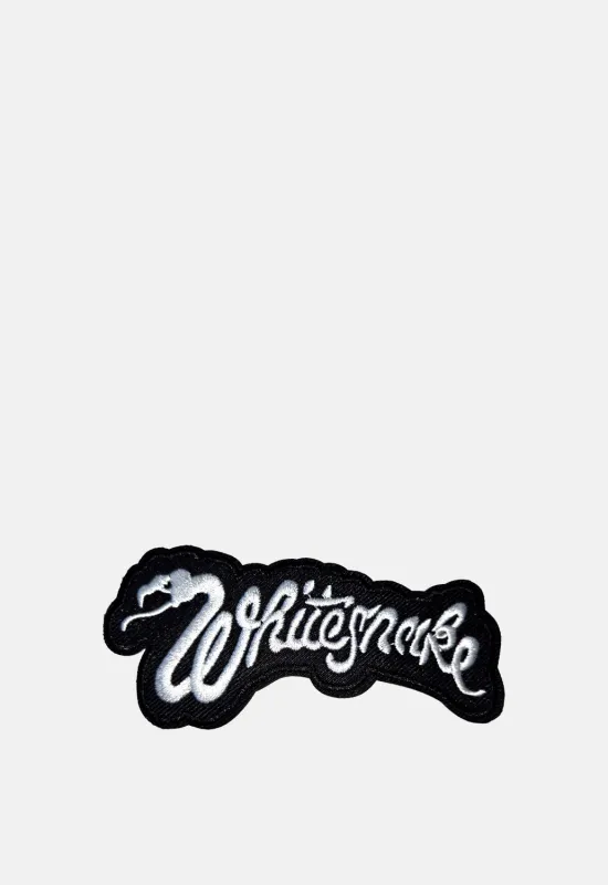 White Logo Patch sold by Damaged Society