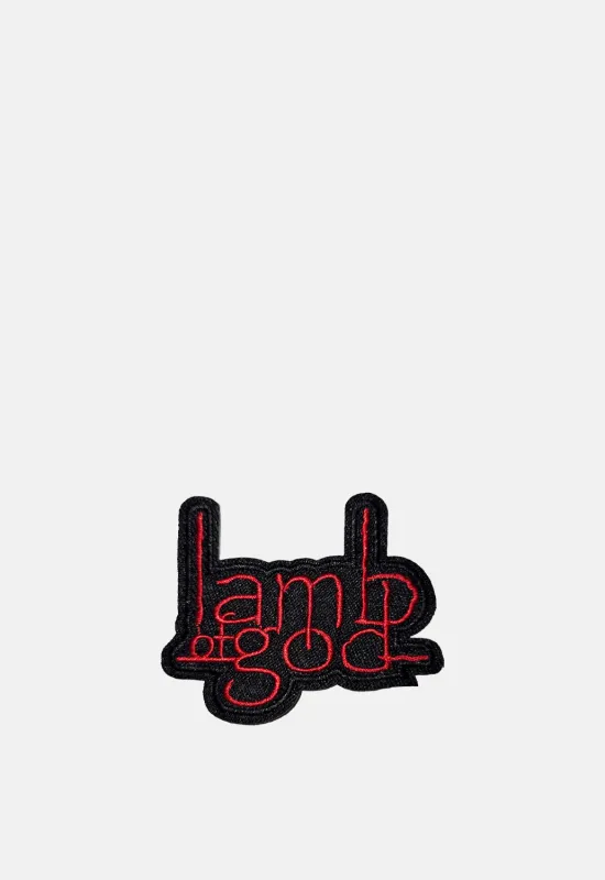 Red Logo Patch sold by Damaged Society