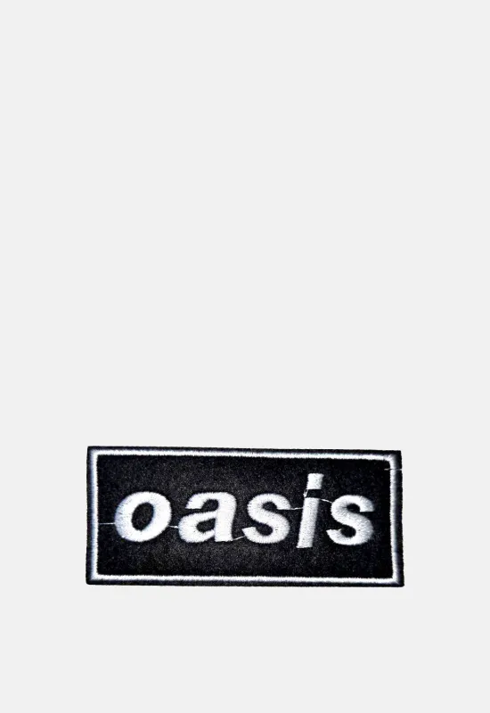 White Square Logo Patch sold by Damaged Society