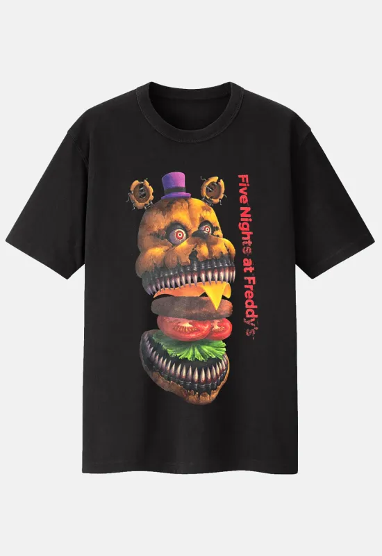 Midnight Snack Burger T-Shirt sold by Damaged Society