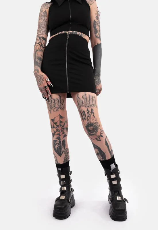 Sedona D-Ring Mini Skirt made by Damaged Society