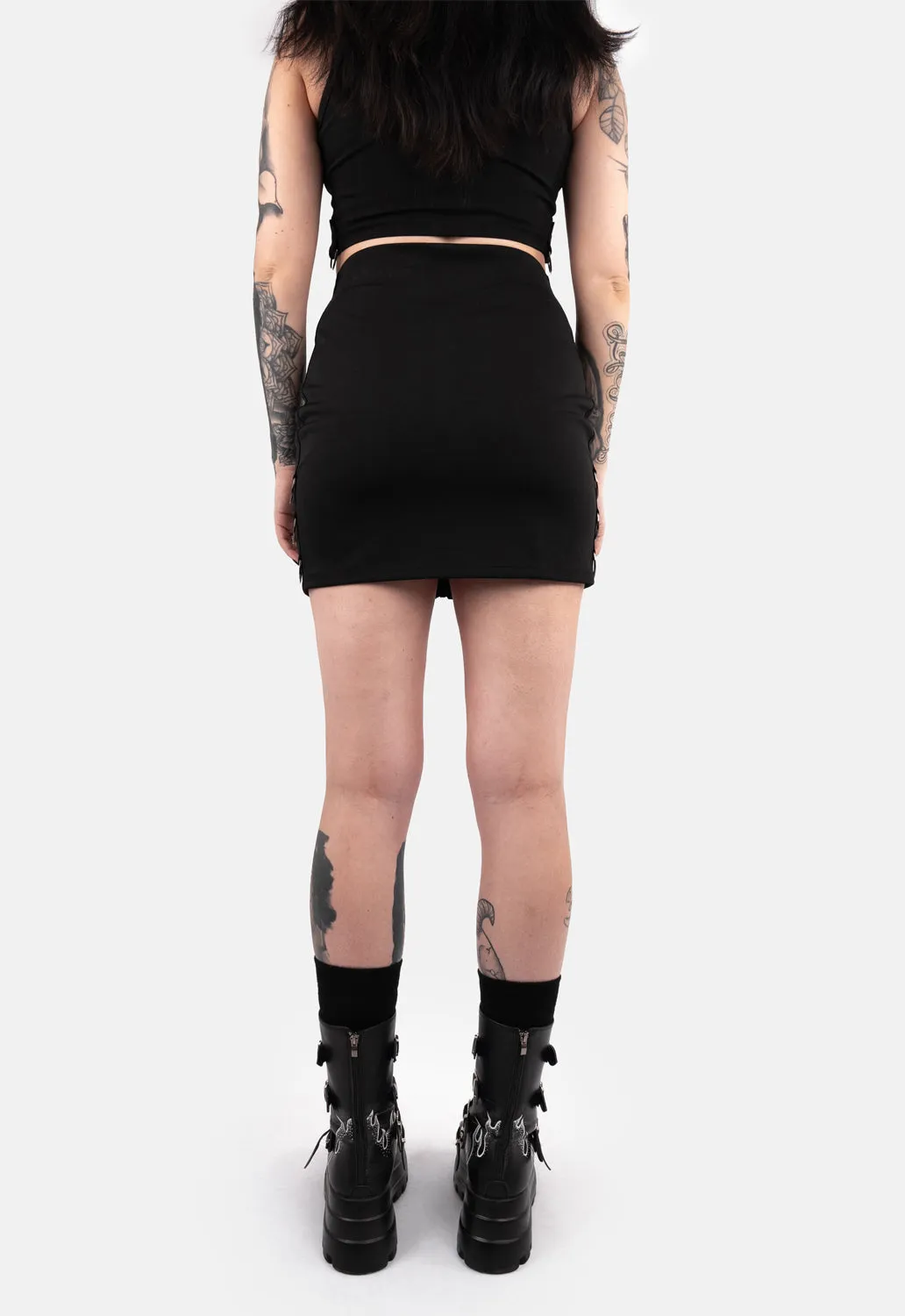 Sedona D-Ring Mini Skirt sold by Damaged Society product image thumbnail 5