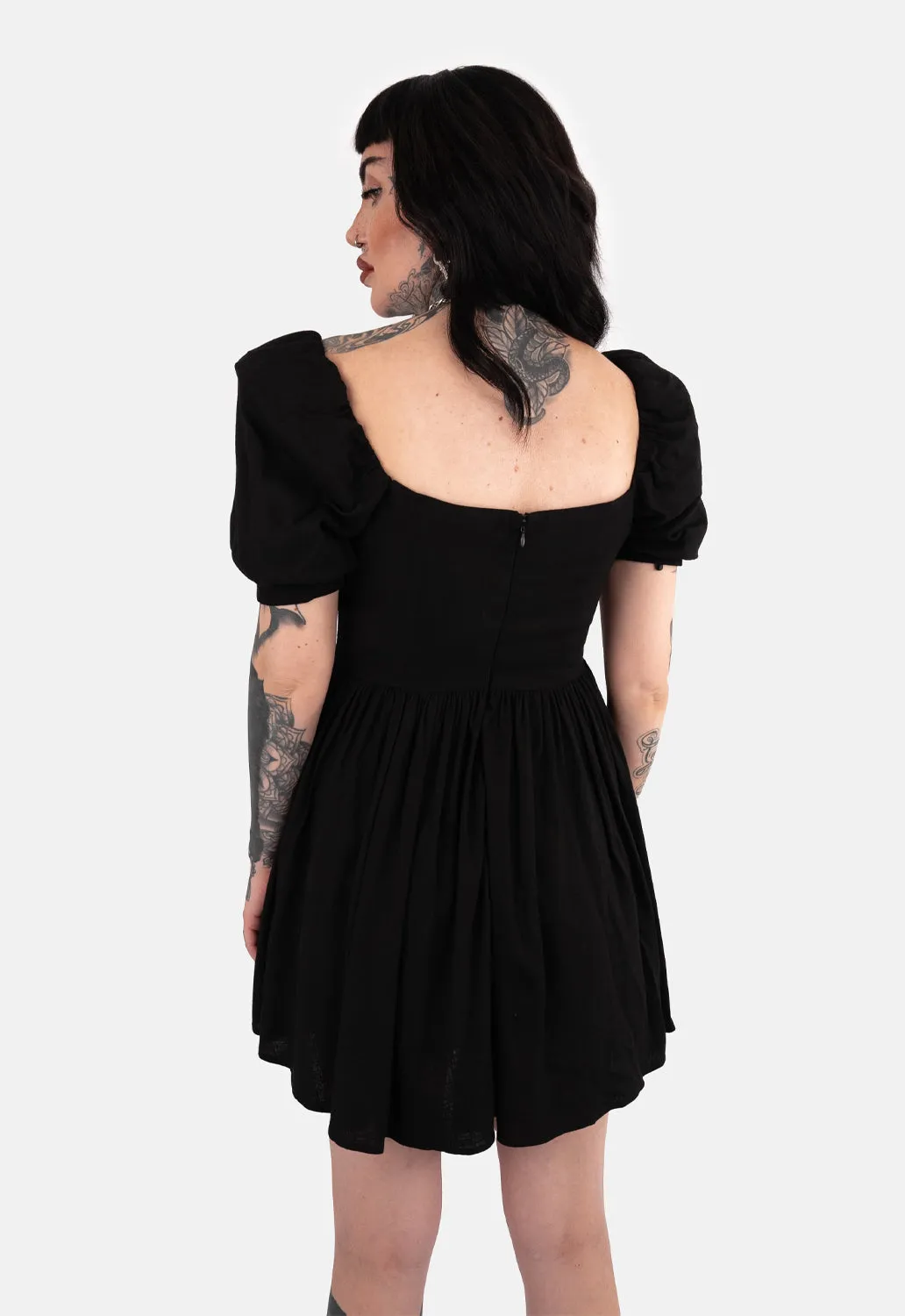 Rowan Lace Up Mini Dress sold by Damaged Society product image thumbnail 5