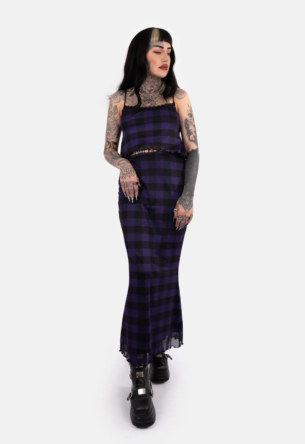 Endora Mesh Maxi Skirt sold by Damaged Society product image thumbnail 2