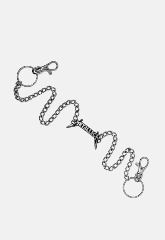 Metallica Wallet Chain sold by Damaged Society