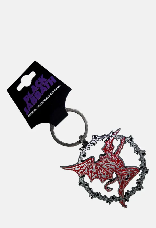 Daemon Ring Keyring sold by Damaged Society