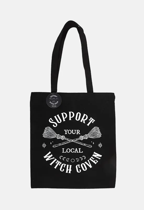 Local Witch Coven Tote Bag sold by Damaged Society