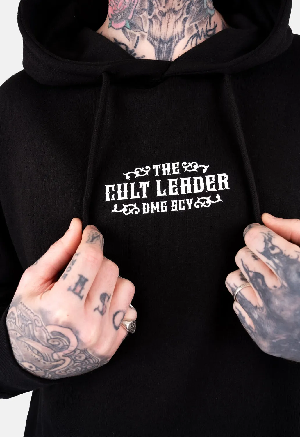 The Cult Leader Hoodie sold by Damaged Society product image thumbnail 5